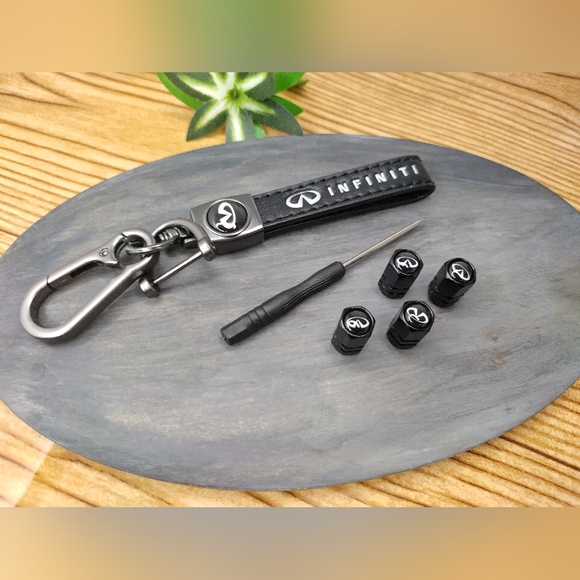 Infiniti Keychain And Valve Stem Caps - Picture 2 of 6